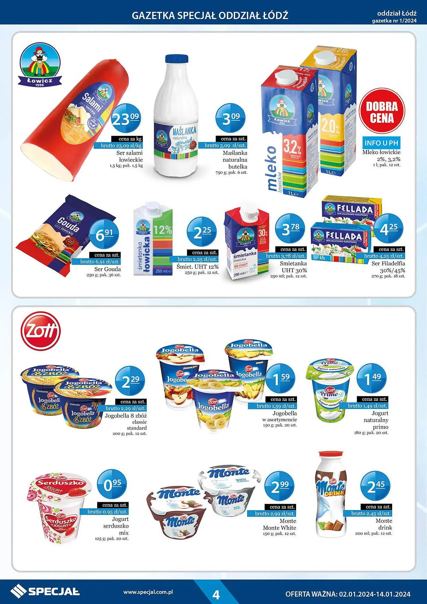 Gazetka Specjał gazetka od 2 stycznia do 14 stycznia 2024 - Strona 4