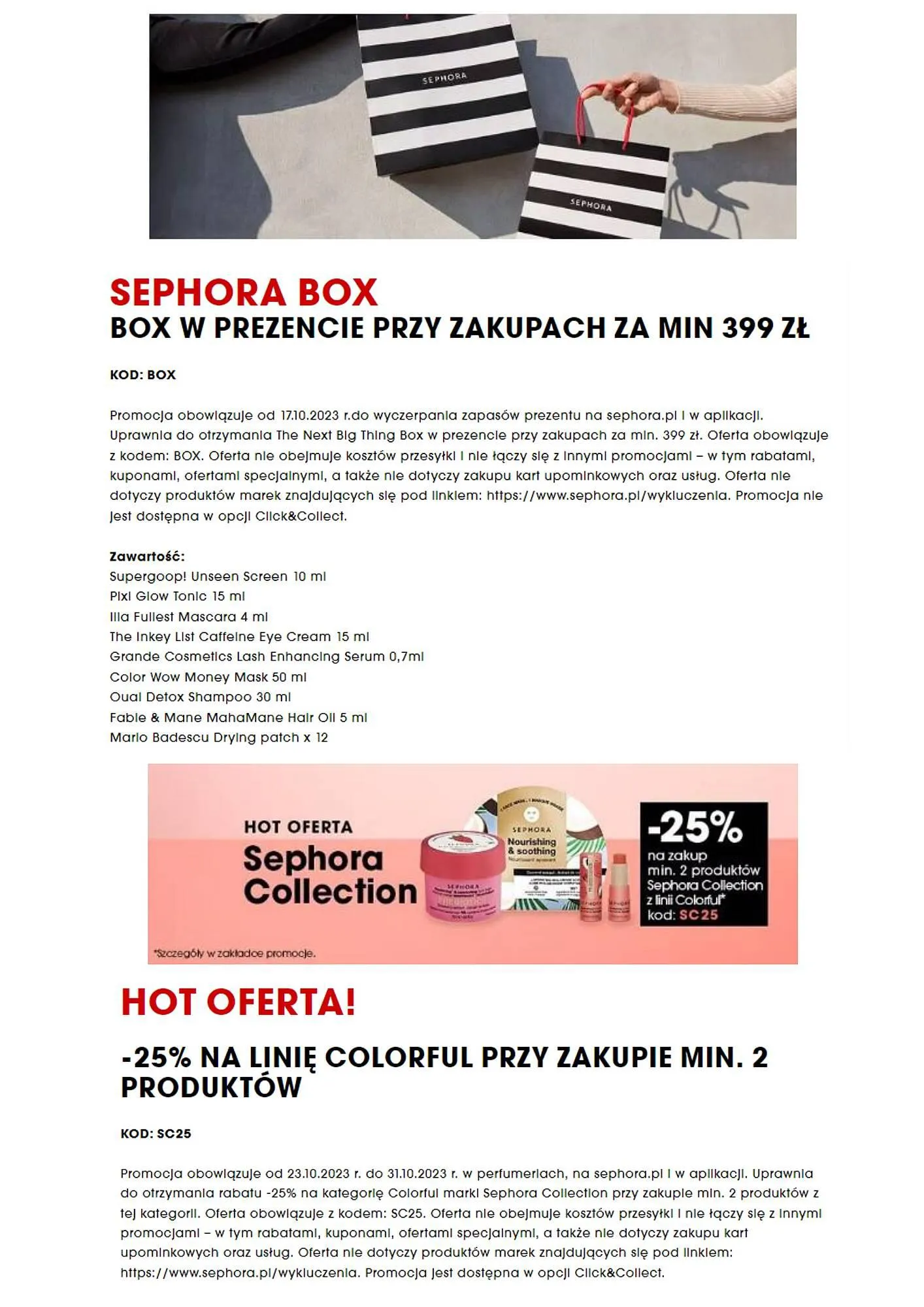 Sephora gazetka - 1