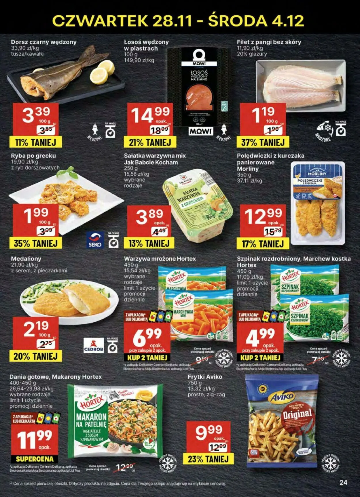 Gazetka Delikatesy Centrum Aktualna gazetka od 28 listopada do 4 grudnia 2024 - Strona 24