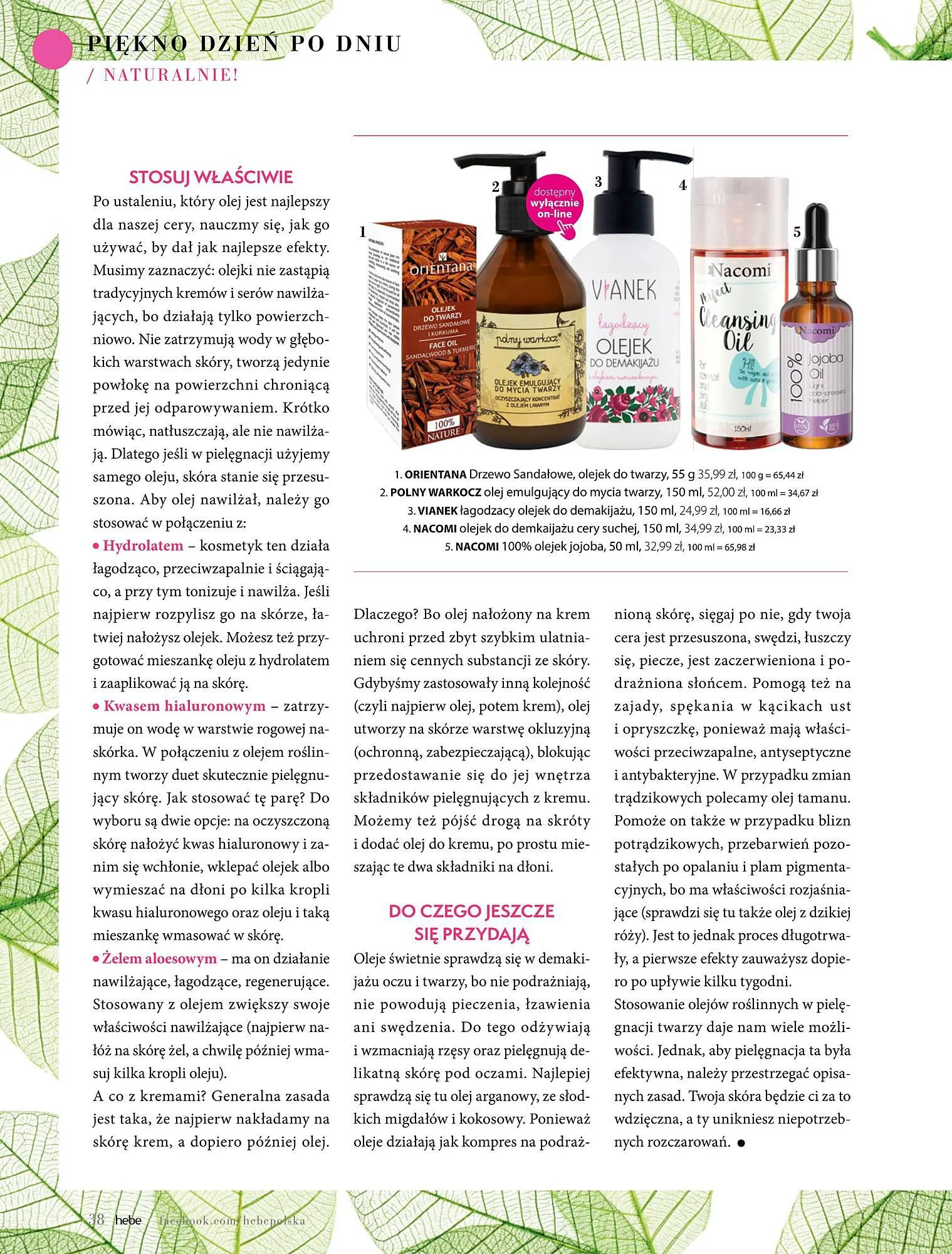 Gazetka Hebe gazetka od 1 marca do 30 kwietnia 2024 - Strona 38