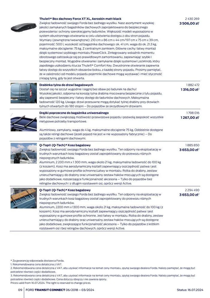 Gazetka FORD TRANSIT CONNECT od 3 sierpnia do 3 sierpnia 2025 - Strona 9