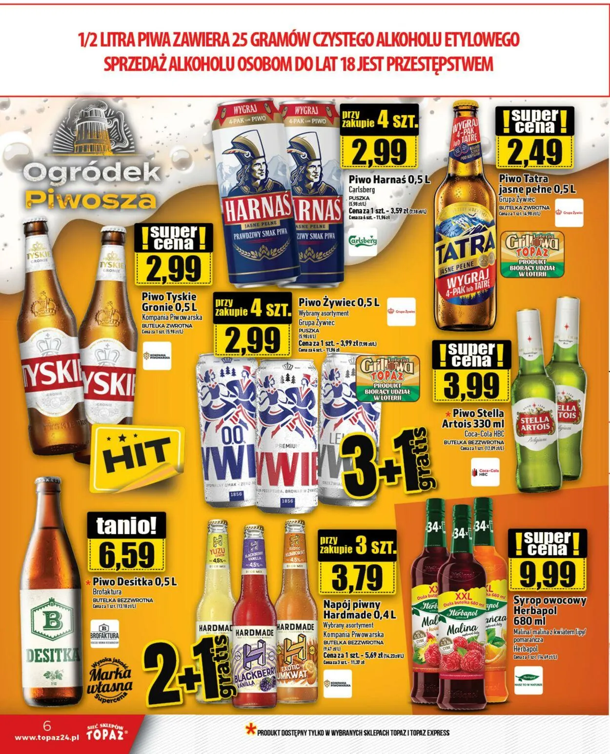 Gazetka Topaz Aktualna gazetka od 16 kwietnia do 30 kwietnia 2025 - Strona 6