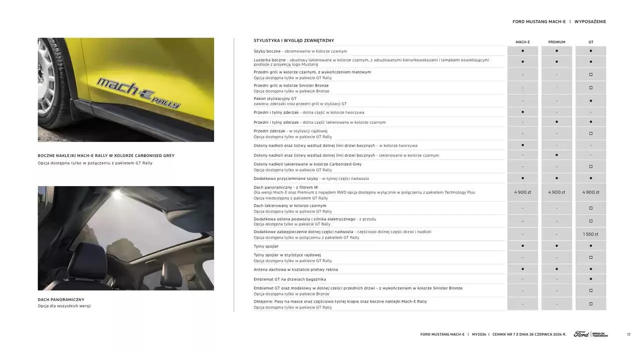 Gazetka MUSTANG MACH-E od 6 listopada do 6 listopada 2025 - Strona 17