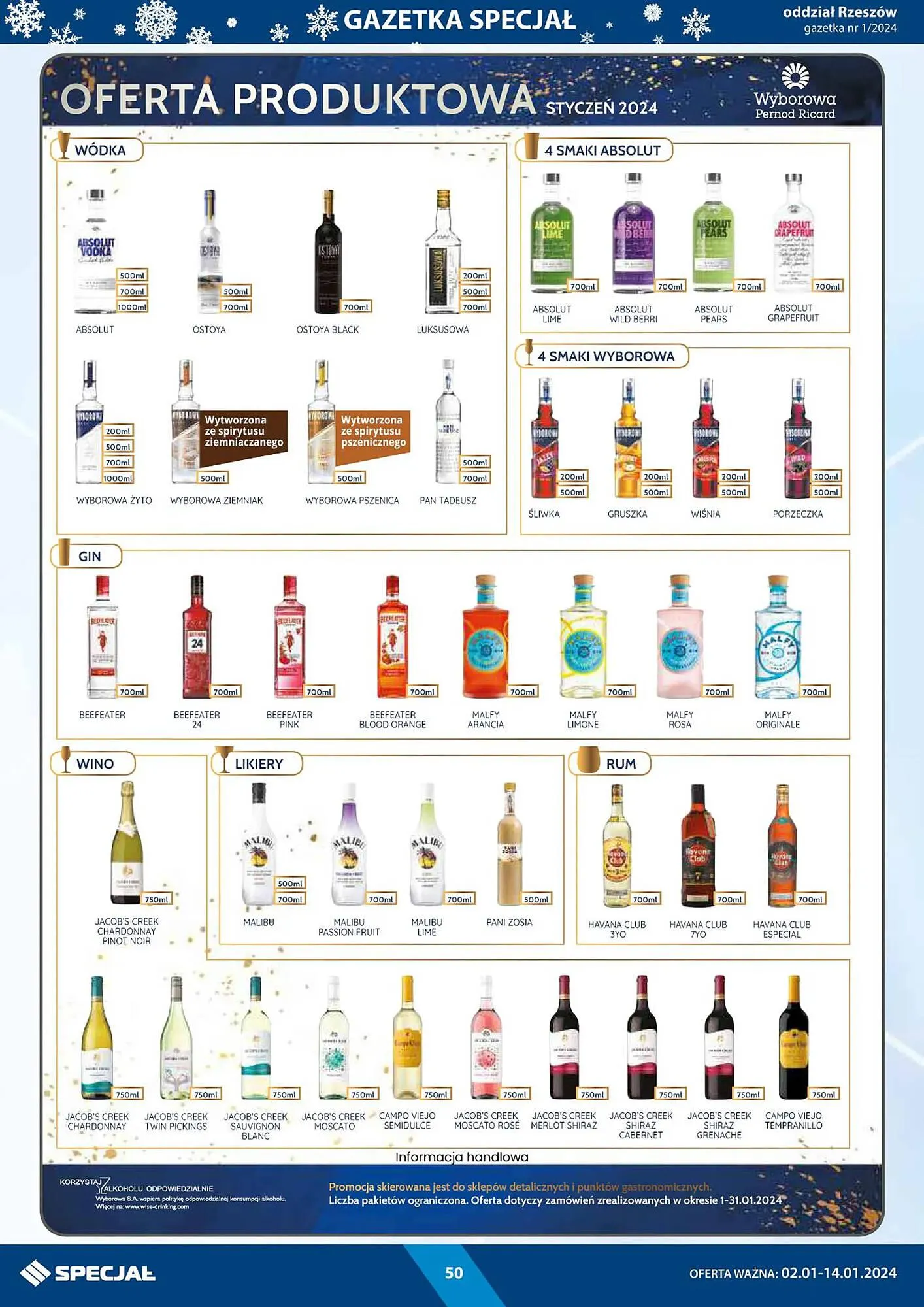 Gazetka Specjał gazetka od 2 stycznia do 14 stycznia 2024 - Strona 50