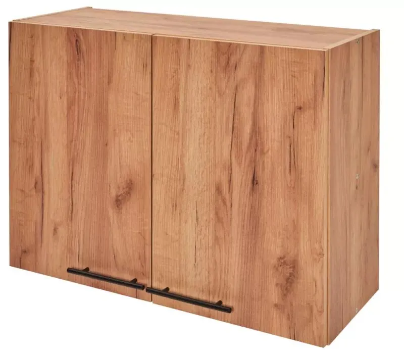 Szafka wisząca Luna 80 cm 2-drzwiowa złoty dąb