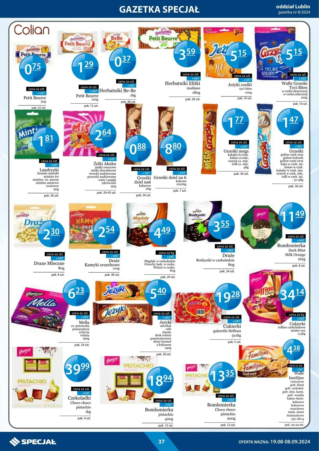 Gazetka Specjał od 19 sierpnia do 8 września 2024 - Strona 37