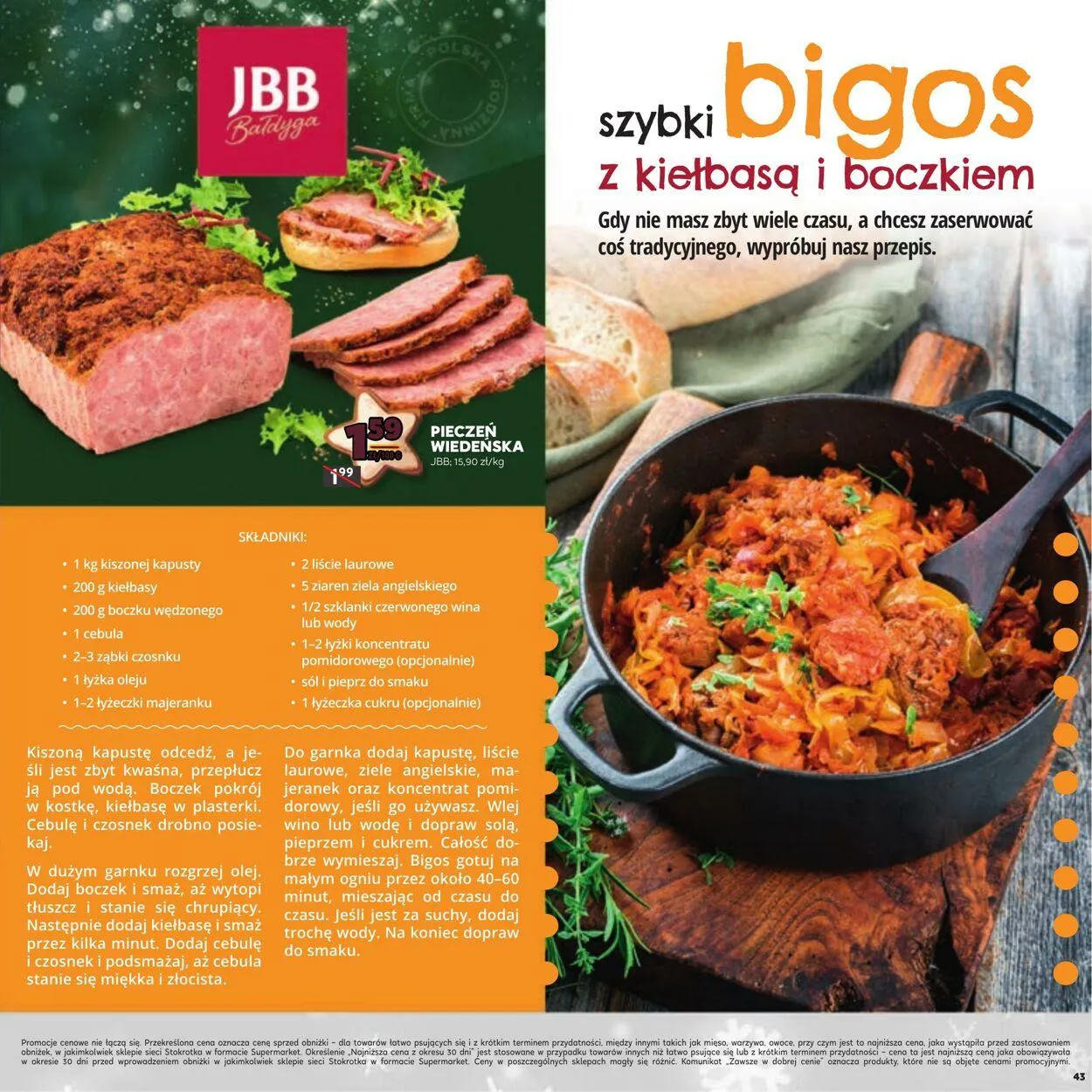 Gazetka Stokrotka Aktualna gazetka od 12 grudnia do 27 grudnia 2024 - Strona 43