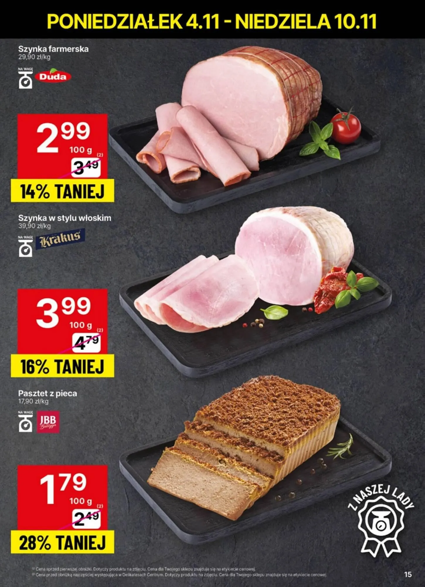 Gazetka Delikatesy Centrum gazetka od 4 listopada do 10 listopada 2024 - Strona 15