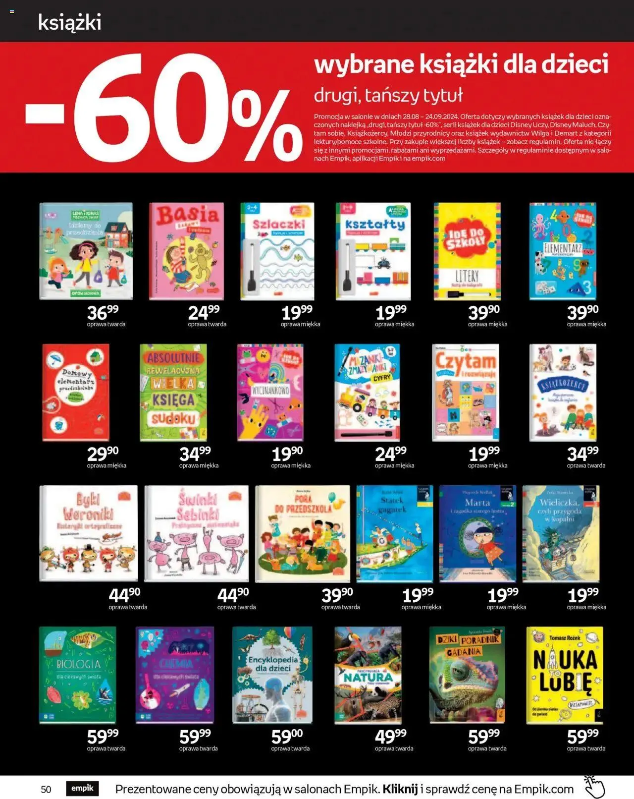 Gazetka Empik Gazetka od 11 września do 24 września 2024 - Strona 50