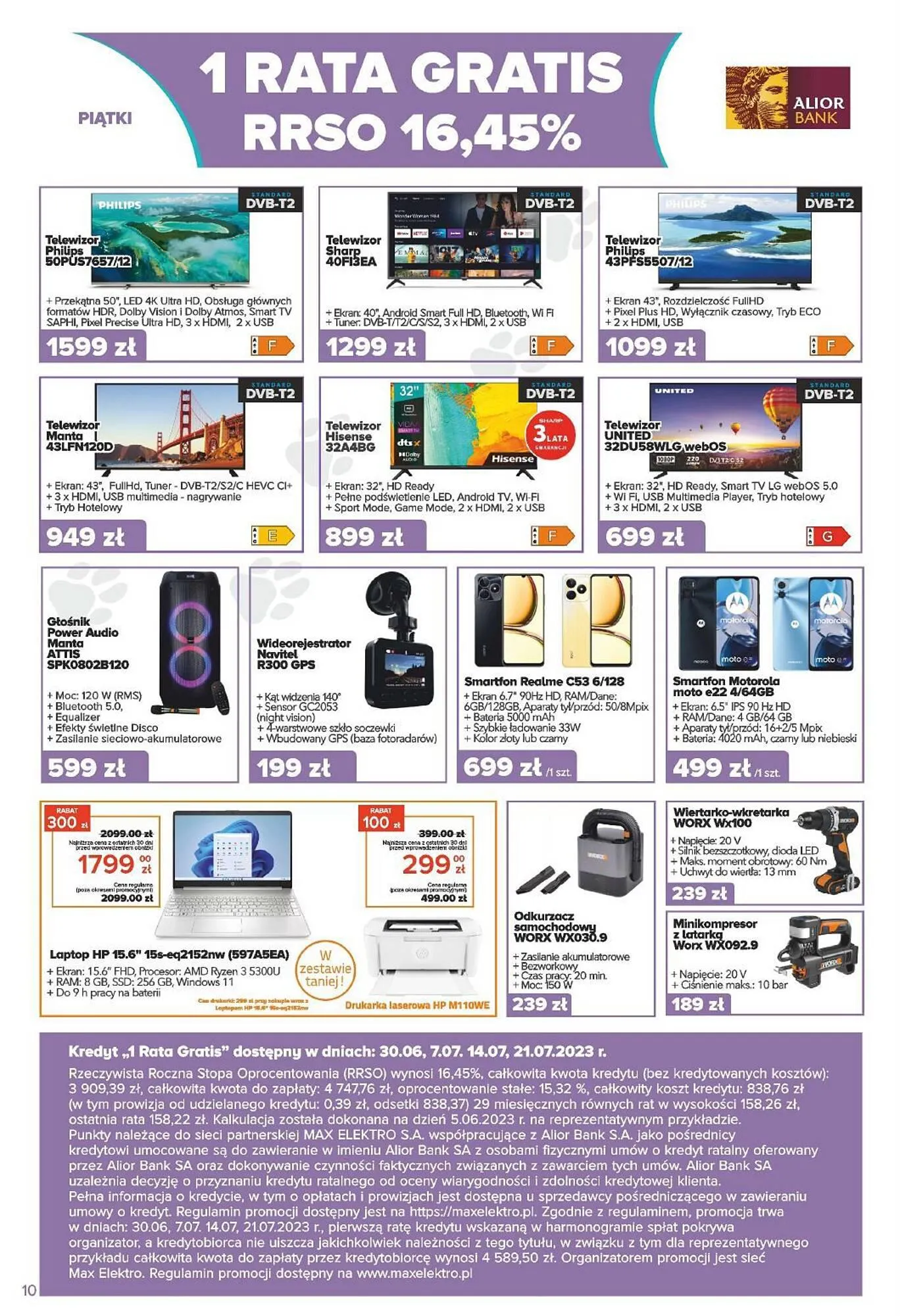 Gazetka Max Elektro gazetka od 29 czerwca do 26 lipca 2023 - Strona 10