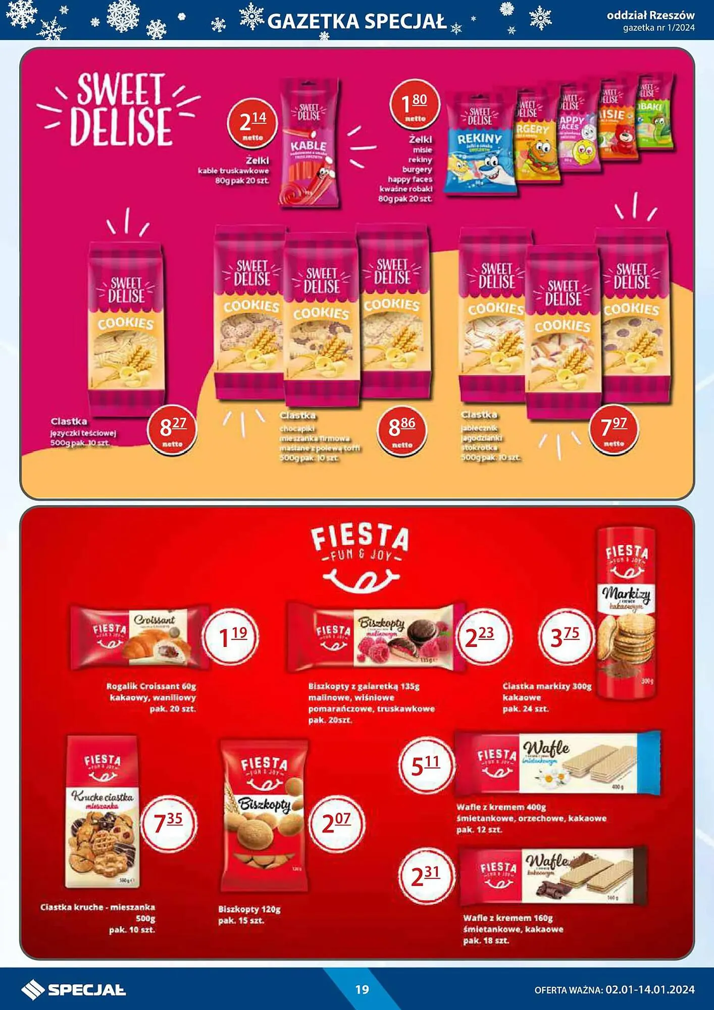Gazetka Specjał gazetka od 2 stycznia do 14 stycznia 2024 - Strona 19