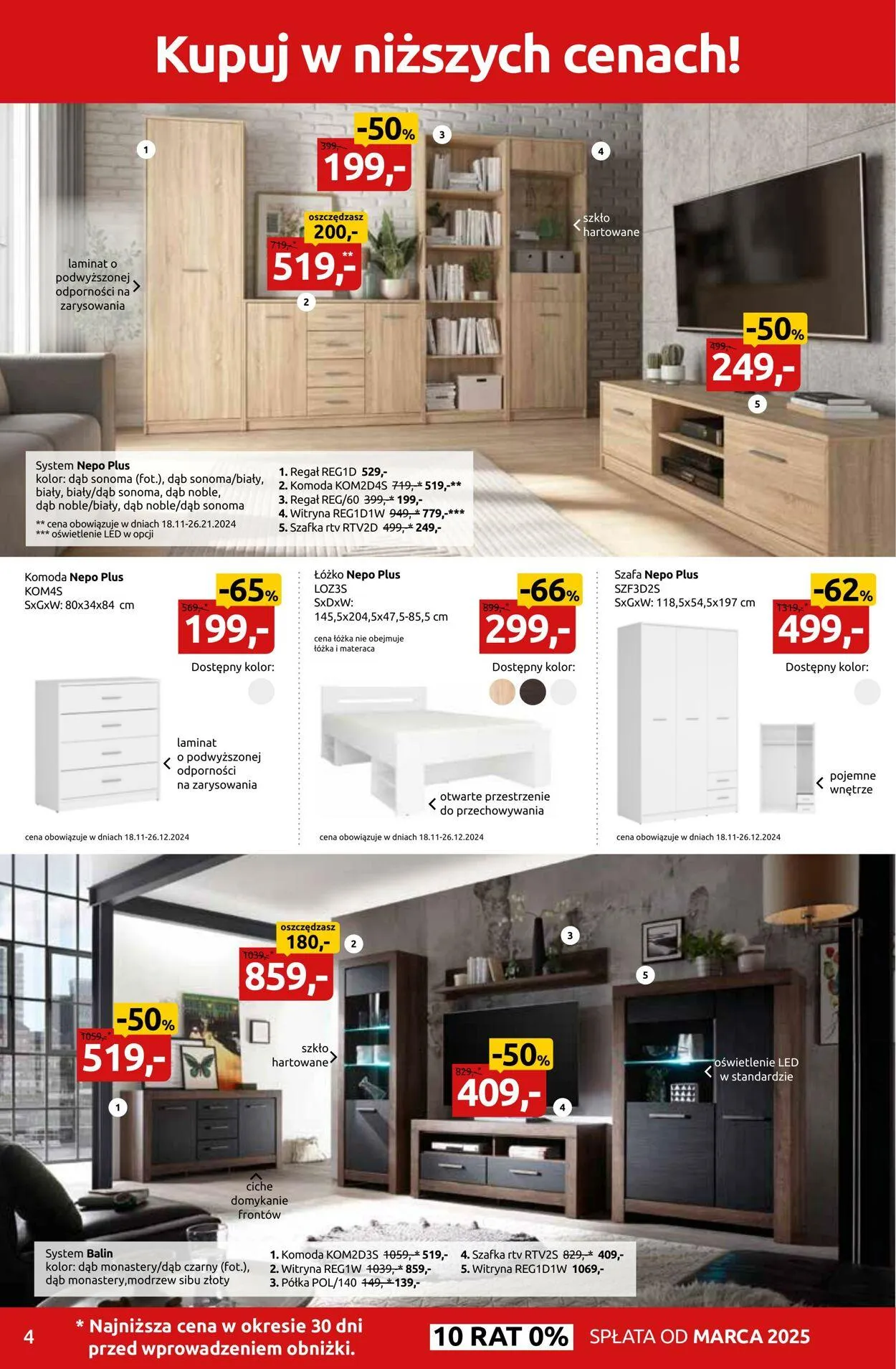 Gazetka Black Red White Aktualna gazetka od 5 stycznia do 19 stycznia 2025 - Strona 4