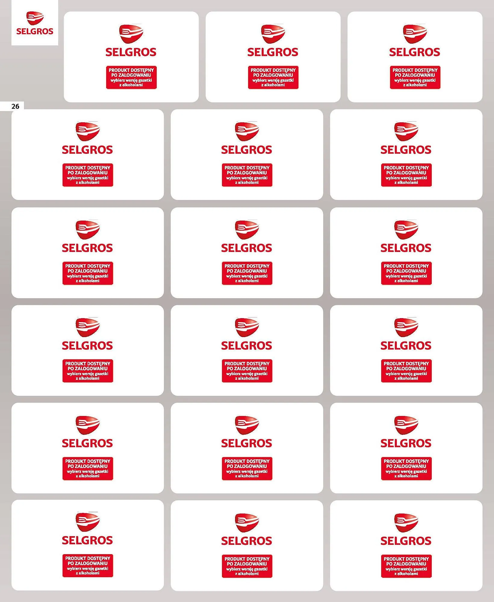 Gazetka Selgros gazetka od 9 stycznia do 22 stycznia 2025 - Strona 26