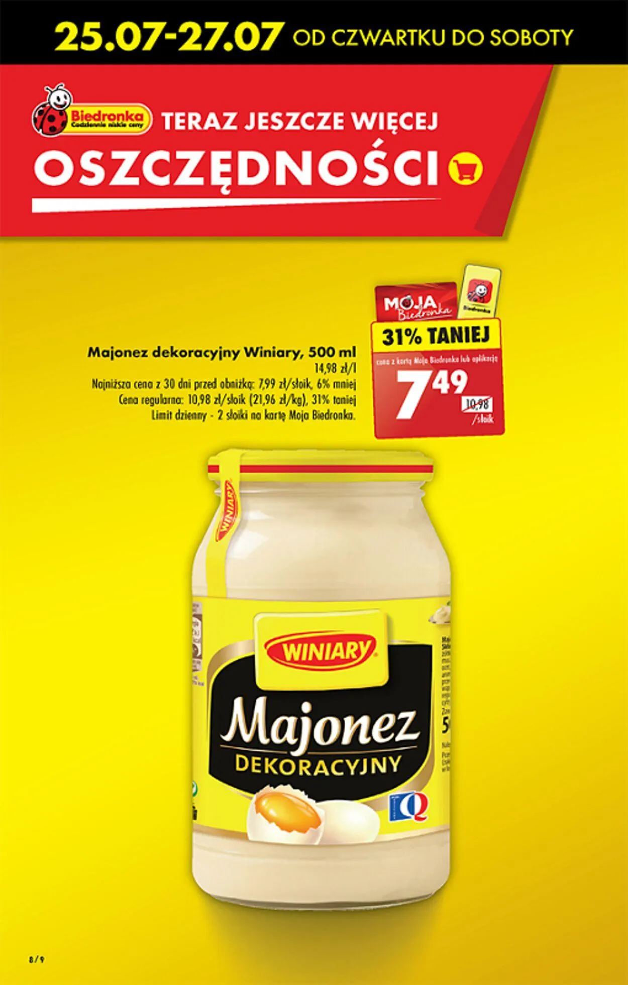 Gazetka Biedronka Aktualna gazetka od 25 lipca do 1 sierpnia 2024 - Strona 8