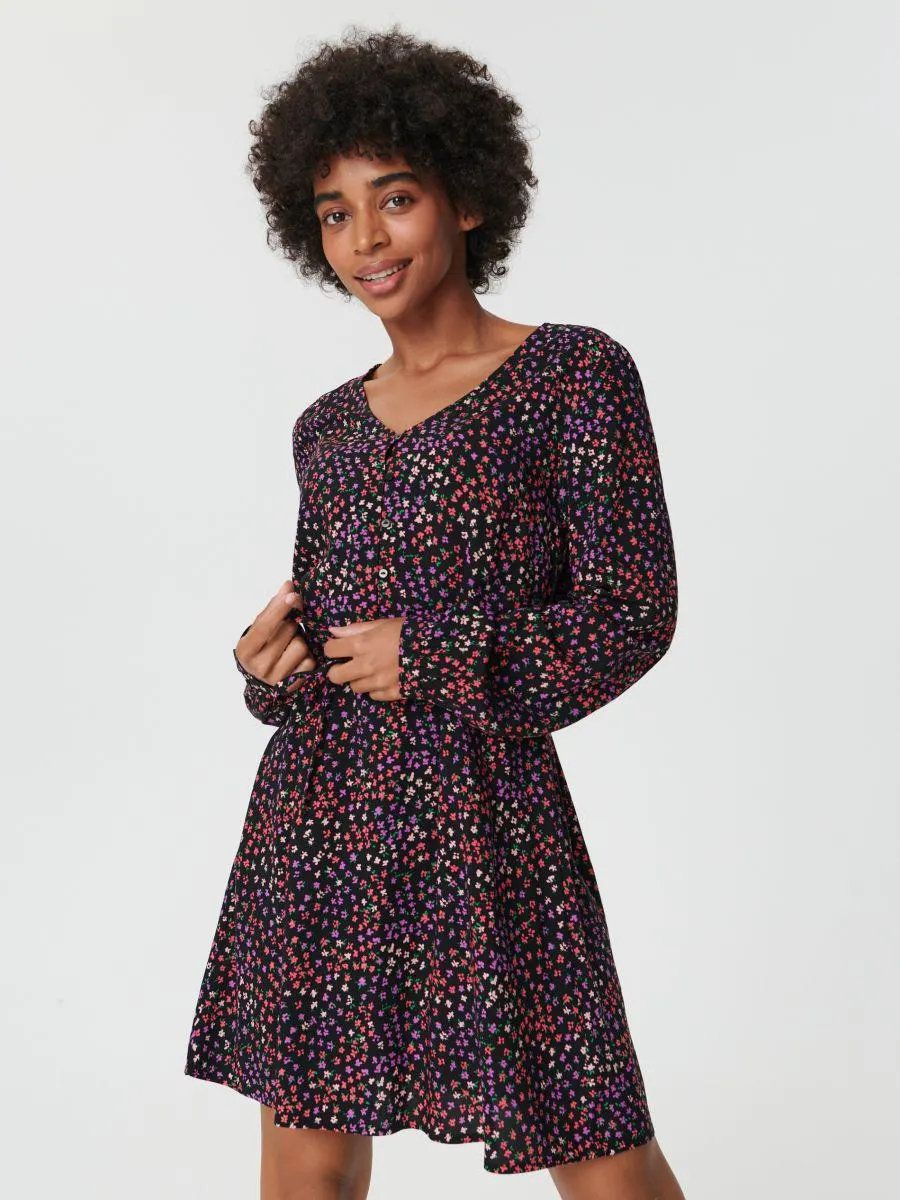 Sukienka mini w kwiaty