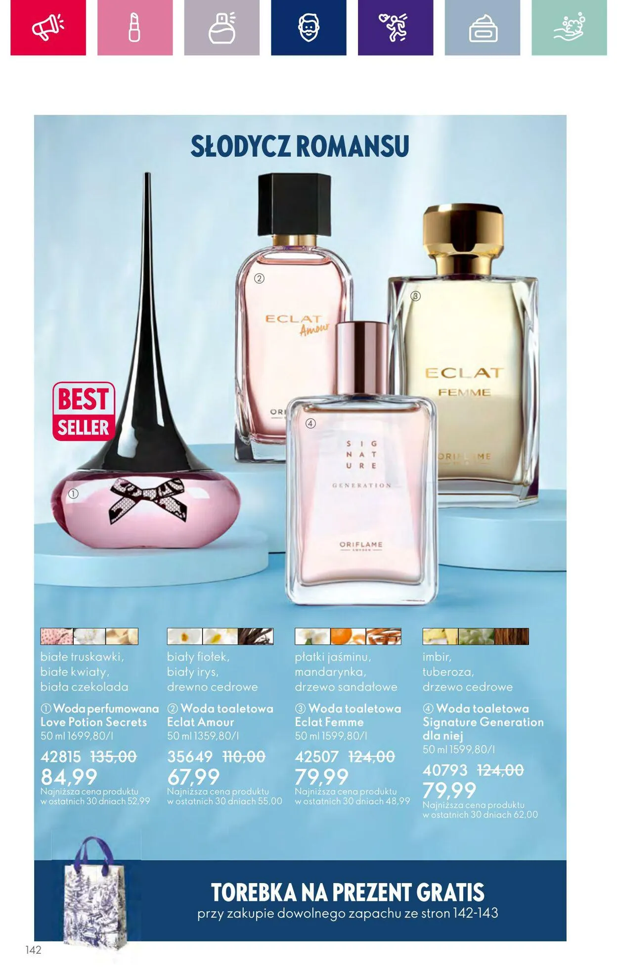 Gazetka Oriflame Aktualna gazetka od 6 grudnia do 27 grudnia 2023 - Strona 142