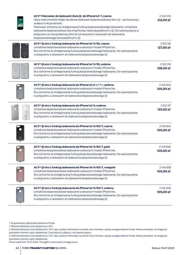 Gazetka NOWY FORD TRANSIT CUSTOM od 16 kwietnia do 16 kwietnia 2025 - Strona 63