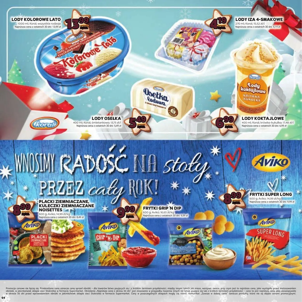 Gazetka Stokrotka Aktualna gazetka od 12 grudnia do 27 grudnia 2024 - Strona 64