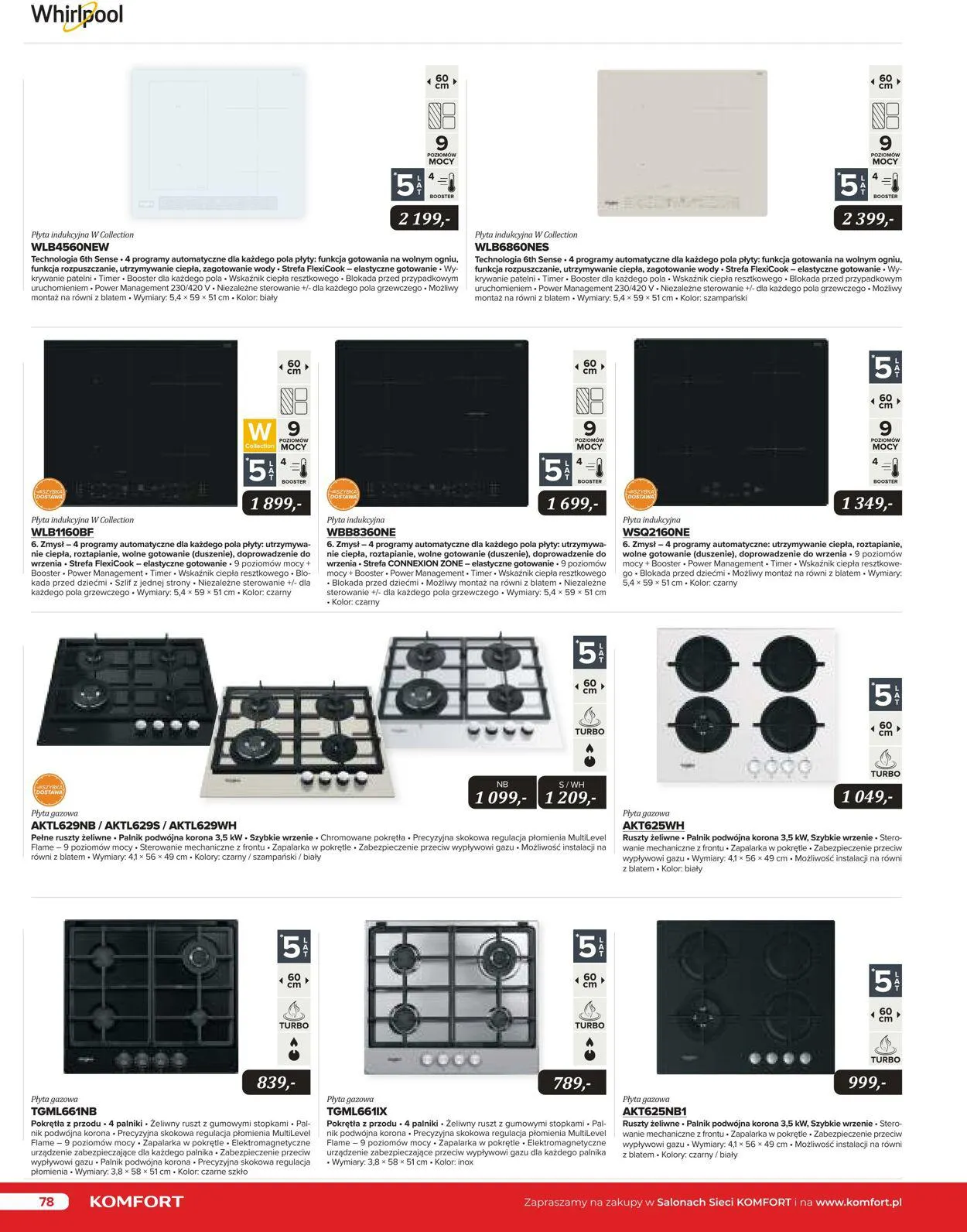 Gazetka Komfort Aktualna gazetka od 25 października do 31 stycznia 2024 - Strona 77