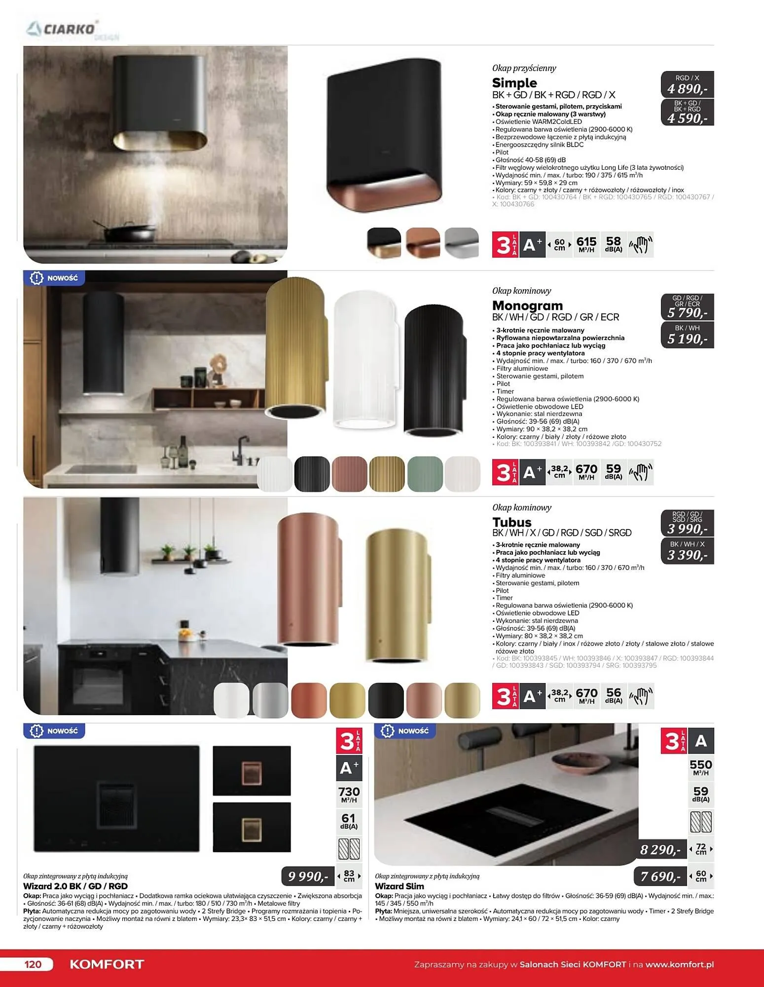 Gazetka Komfort gazetka od 11 września do 31 grudnia 2024 - Strona 120