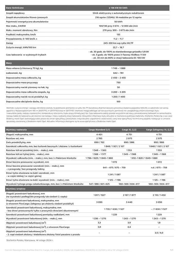 Gazetka Combo Electric Cargo od 30 stycznia do 31 grudnia 2025 - Strona 6