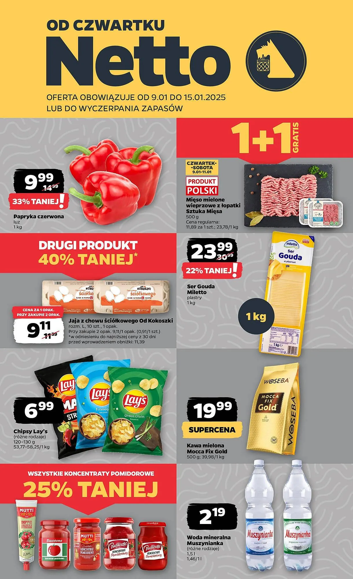 Gazetka Netto gazetka od 9 stycznia do 15 stycznia 2025 - Strona 1
