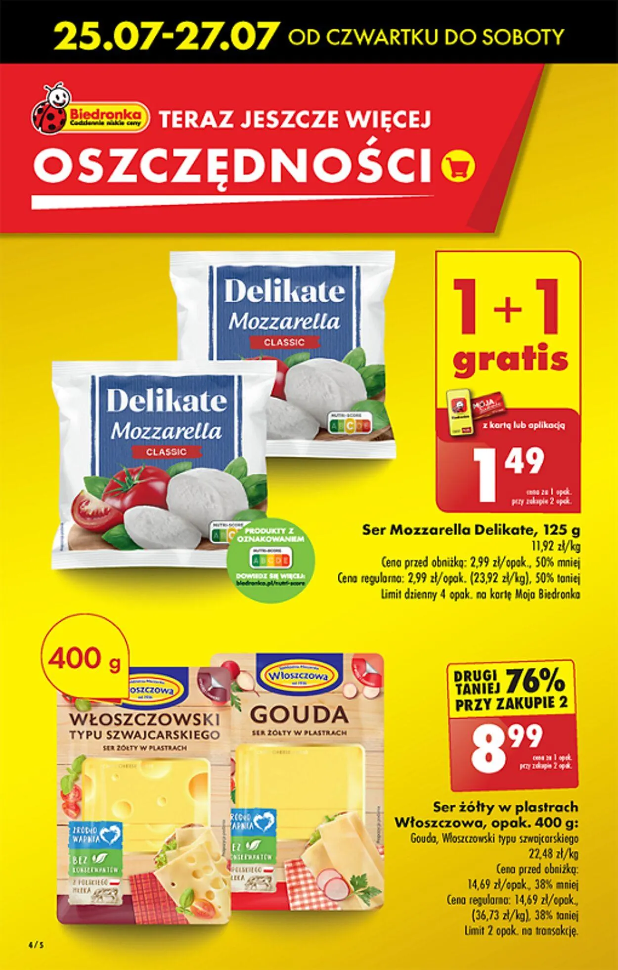 Gazetka Biedronka Aktualna gazetka od 25 lipca do 1 sierpnia 2024 - Strona 4