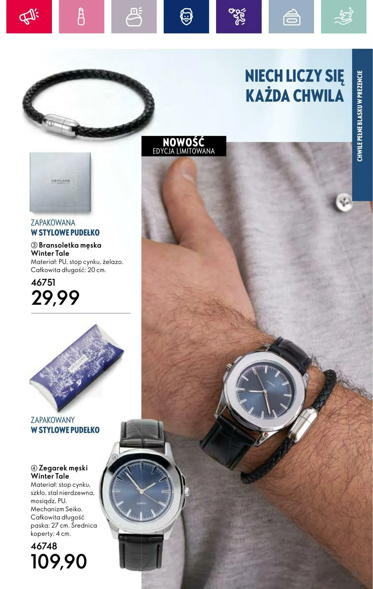 Gazetka Oriflame Aktualna gazetka od 6 grudnia do 27 grudnia 2023 - Strona 35