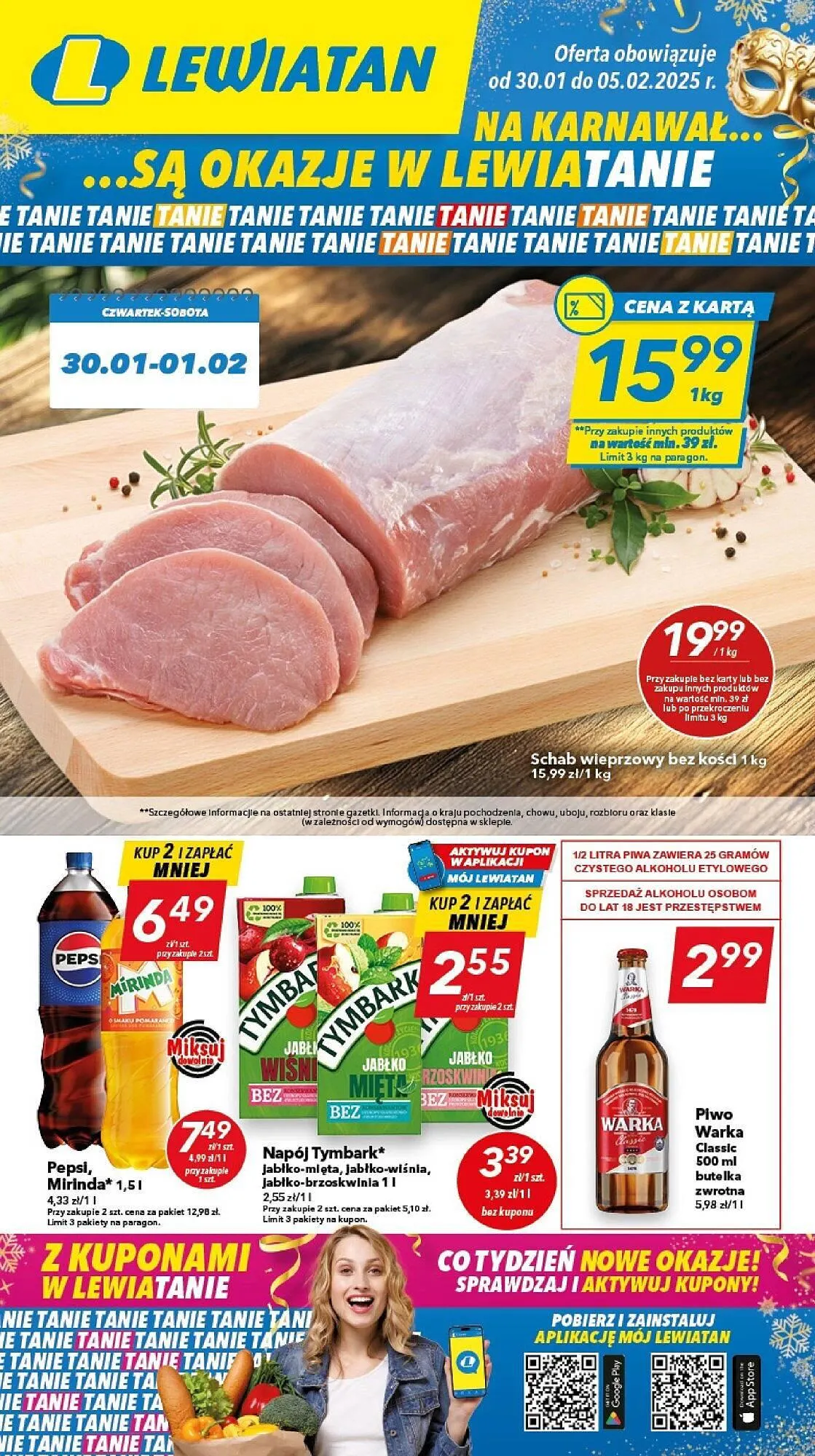 Gazetka Lewiatan gazetka od 30 stycznia do 5 lutego 2025 - Strona 1