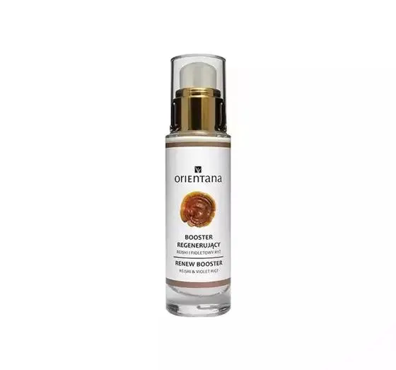 ORIENTANA NATURALNY BOOSTER REGENERUJĄCY DO TWARZY NA NOC REISHI I FIOLETOWY RYŻ 30ML