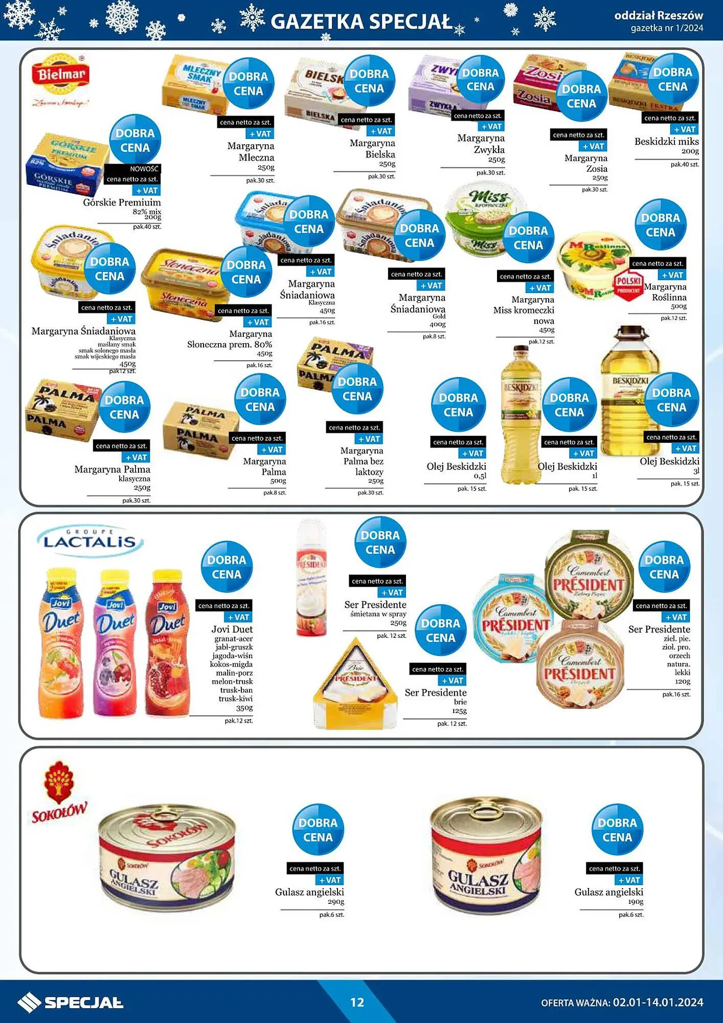 Gazetka Specjał gazetka od 2 stycznia do 14 stycznia 2024 - Strona 12