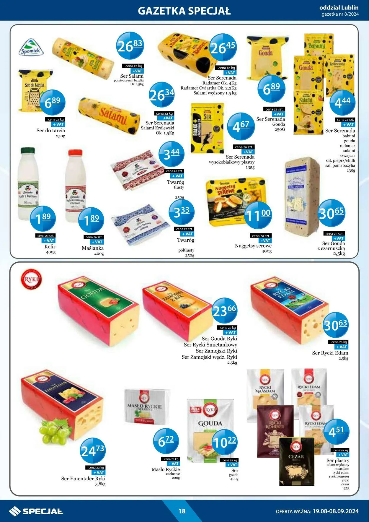 Gazetka Specjał od 19 sierpnia do 8 września 2024 - Strona 18