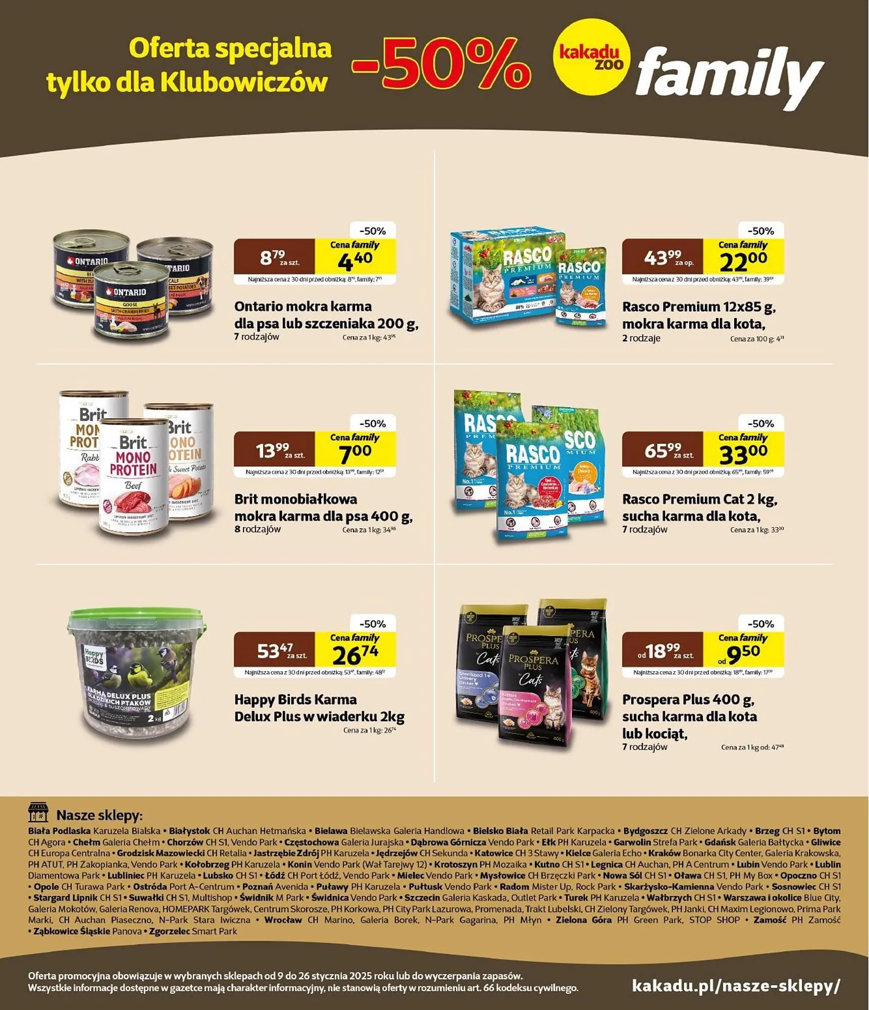 Gazetka Kakadu gazetka od 9 stycznia do 26 stycznia 2025 - Strona 8