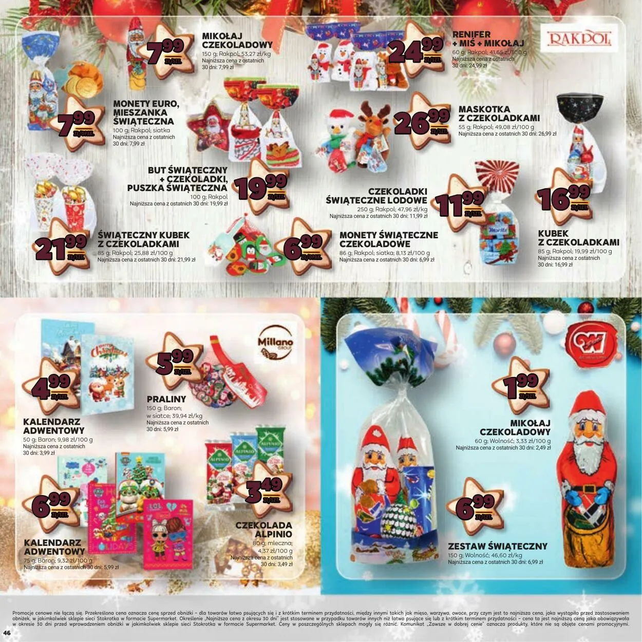 Gazetka Stokrotka Aktualna gazetka od 12 grudnia do 27 grudnia 2024 - Strona 46