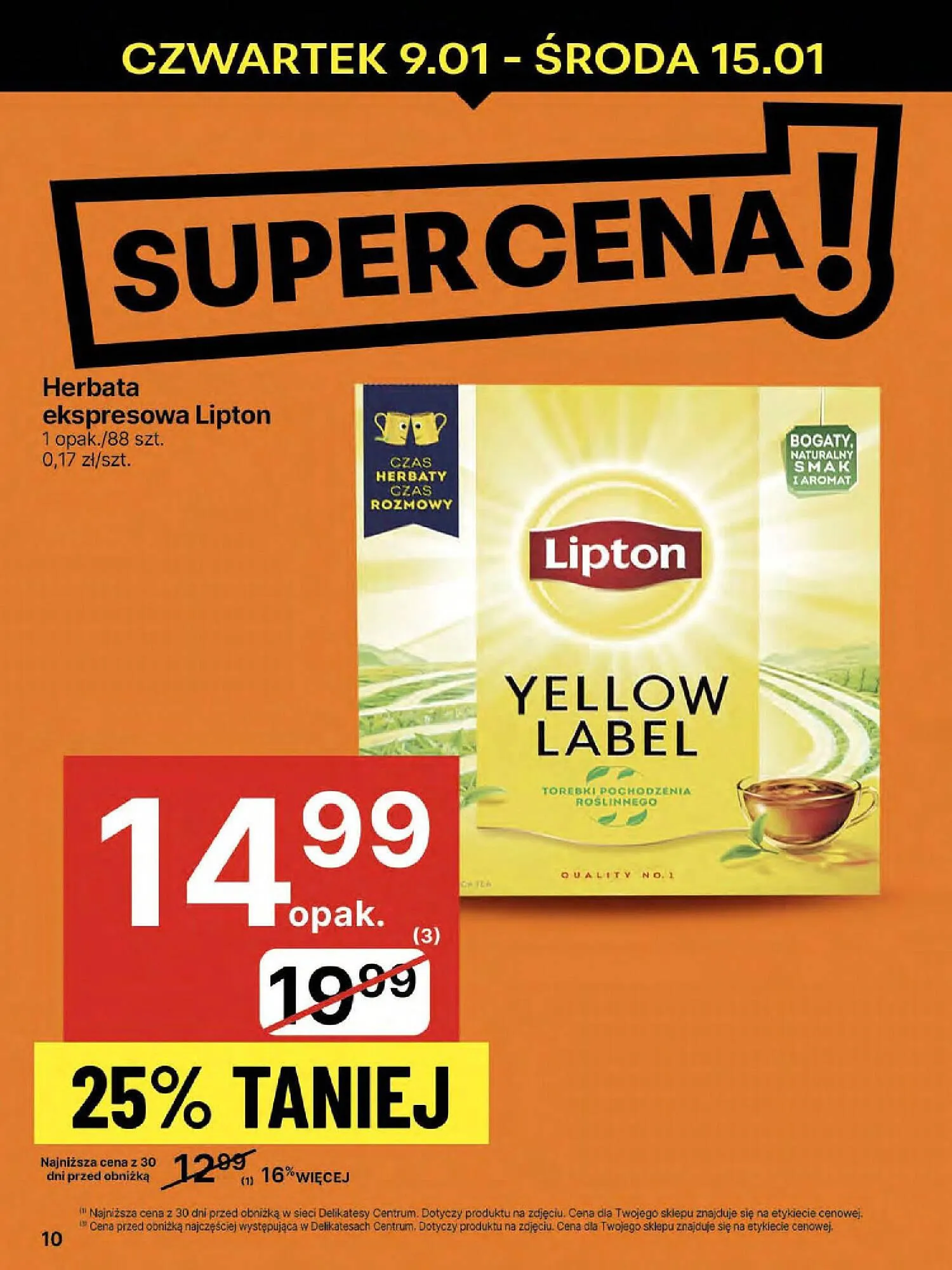 Gazetka Delikatesy Centrum gazetka od 9 stycznia do 15 stycznia 2025 - Strona 10