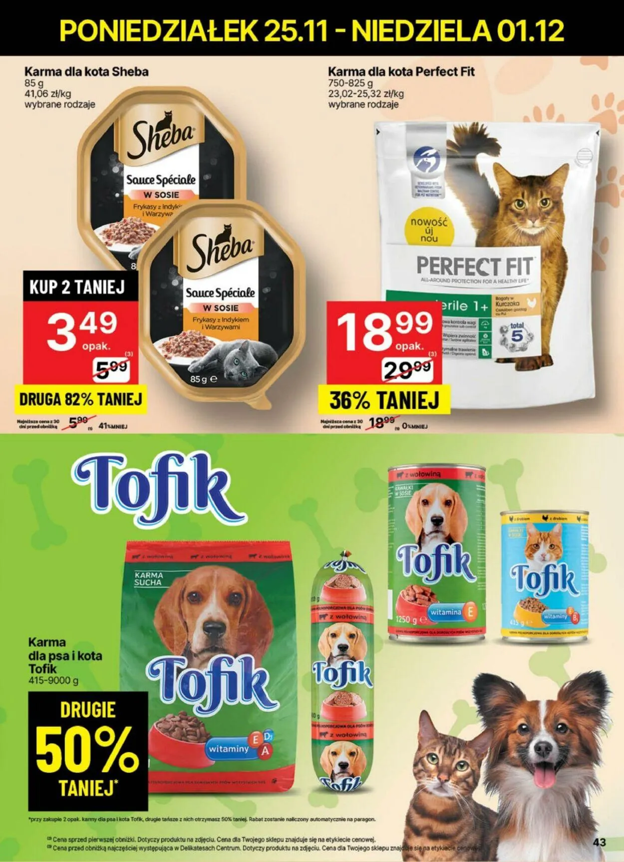 Gazetka Delikatesy Centrum Aktualna gazetka od 25 listopada do 1 grudnia 2024 - Strona 43