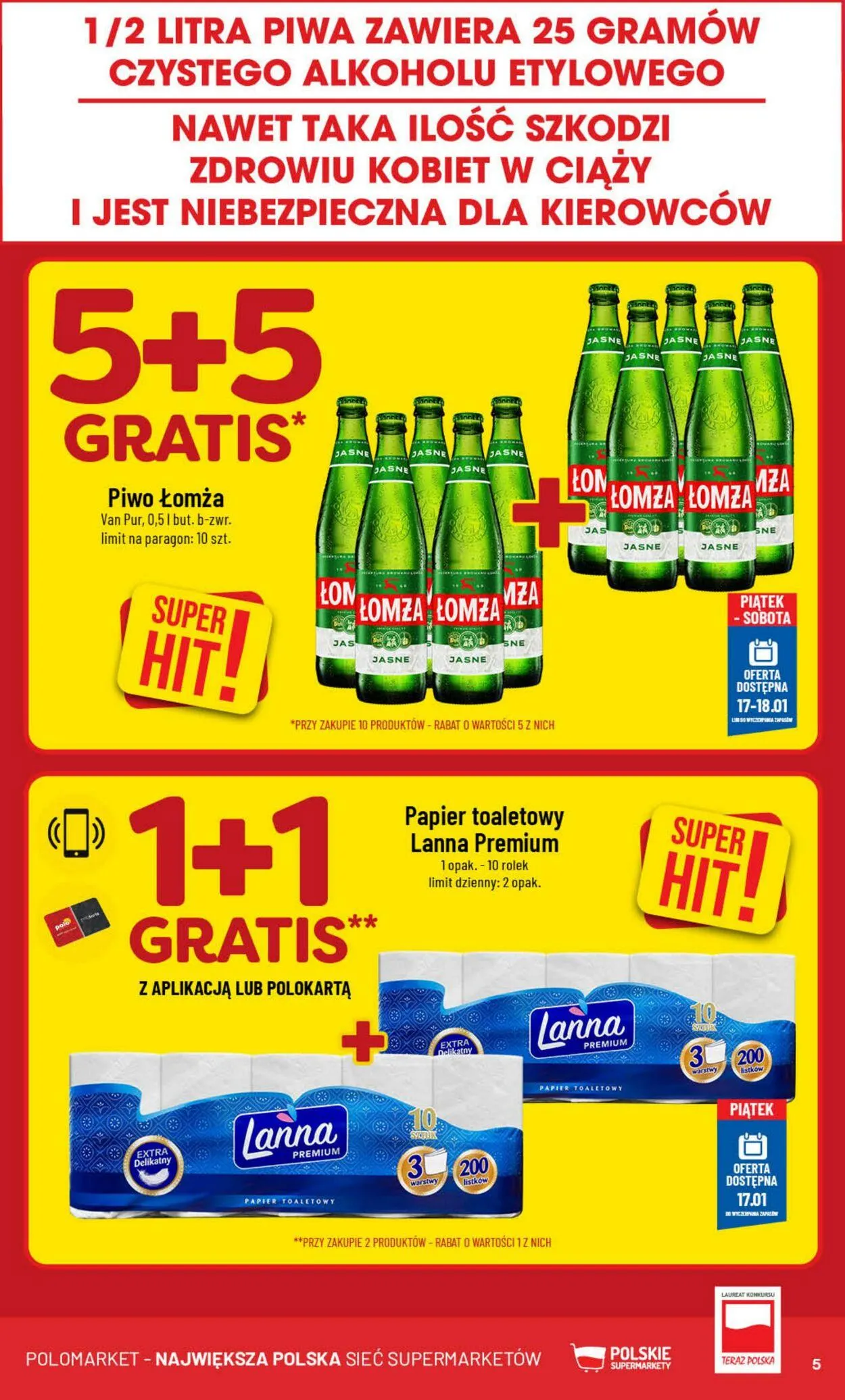 Gazetka Polomarket Aktualna gazetka od 15 stycznia do 21 stycznia 2025 - Strona 5