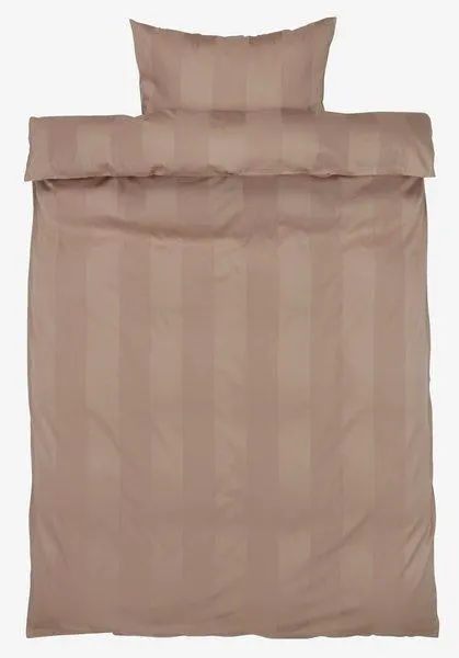 Lenjerie pat BARBO Satin 140x200 nisipie