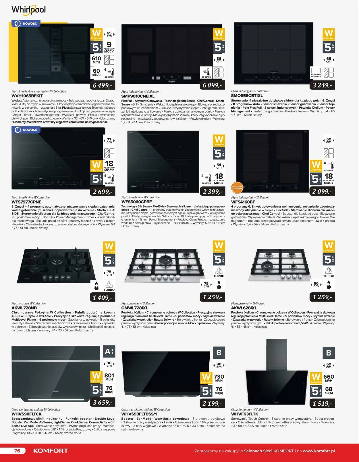 Gazetka Komfort Aktualna gazetka od 25 października do 31 stycznia 2024 - Strona 75