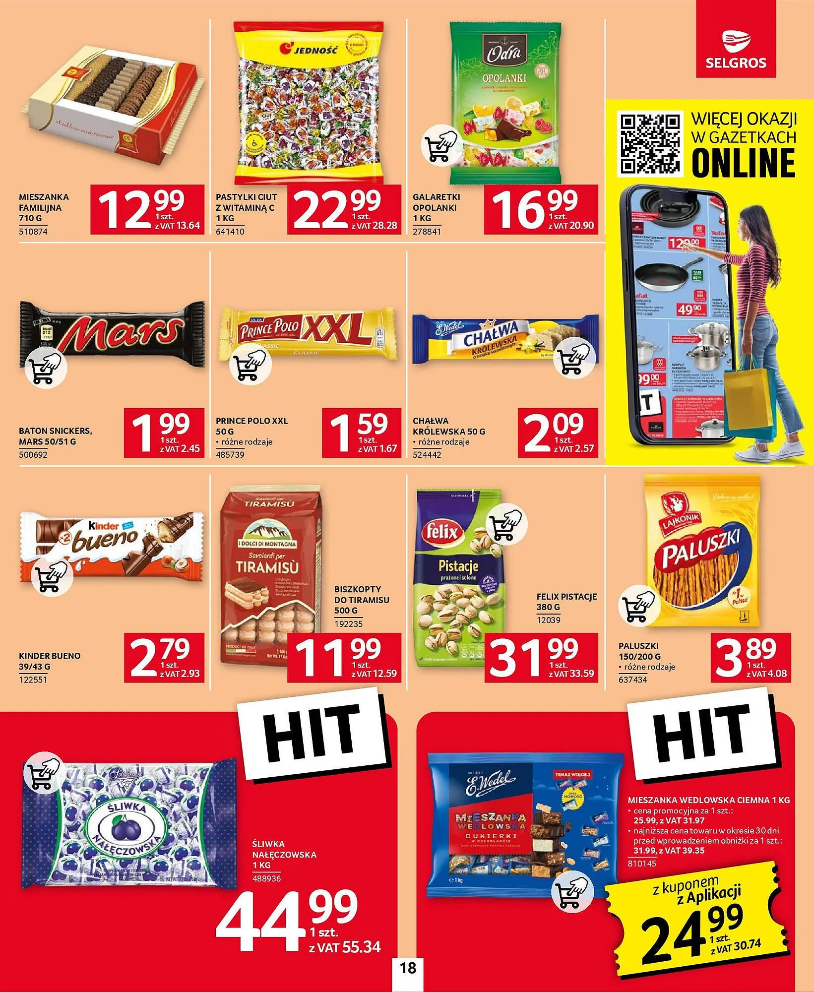 Gazetka Selgros gazetka od 9 stycznia do 22 stycznia 2025 - Strona 18