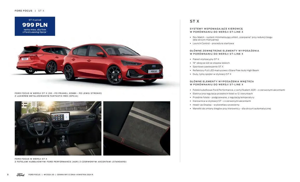Gazetka FORD FOCUS od 16 kwietnia do 16 kwietnia 2025 - Strona 8