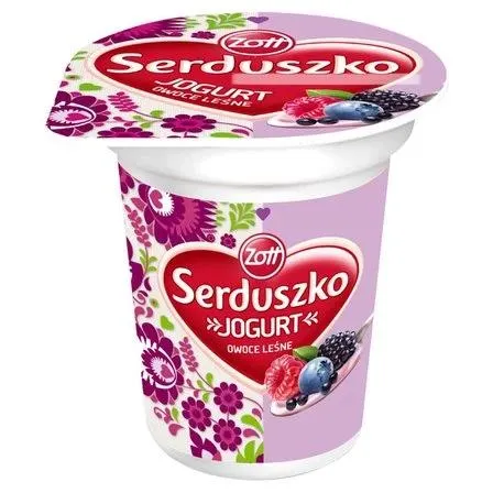 ZOTT SERDUSZKO JOGURT OWOCOWY STANDARD 125 G 0.125 kg