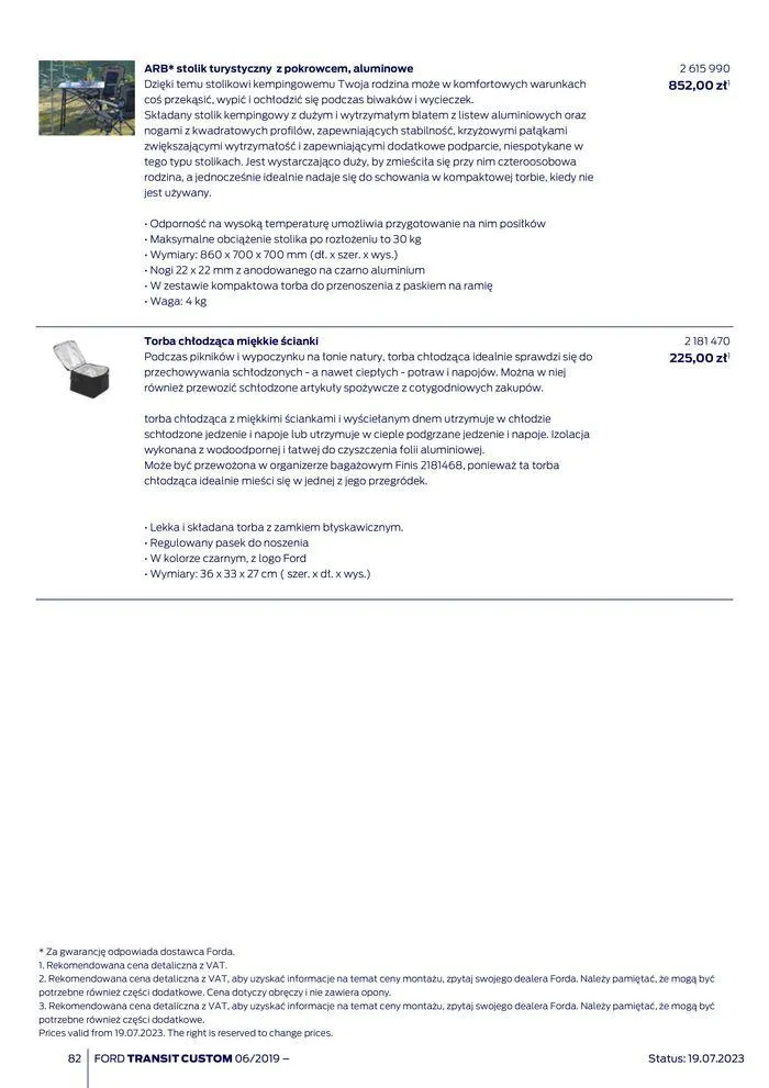Gazetka NOWY FORD TRANSIT CUSTOM od 16 kwietnia do 16 kwietnia 2025 - Strona 82