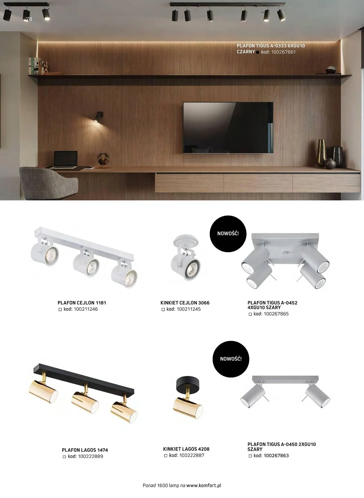 Gazetka Komfort gazetka od 11 września do 31 grudnia 2024 - Strona 78