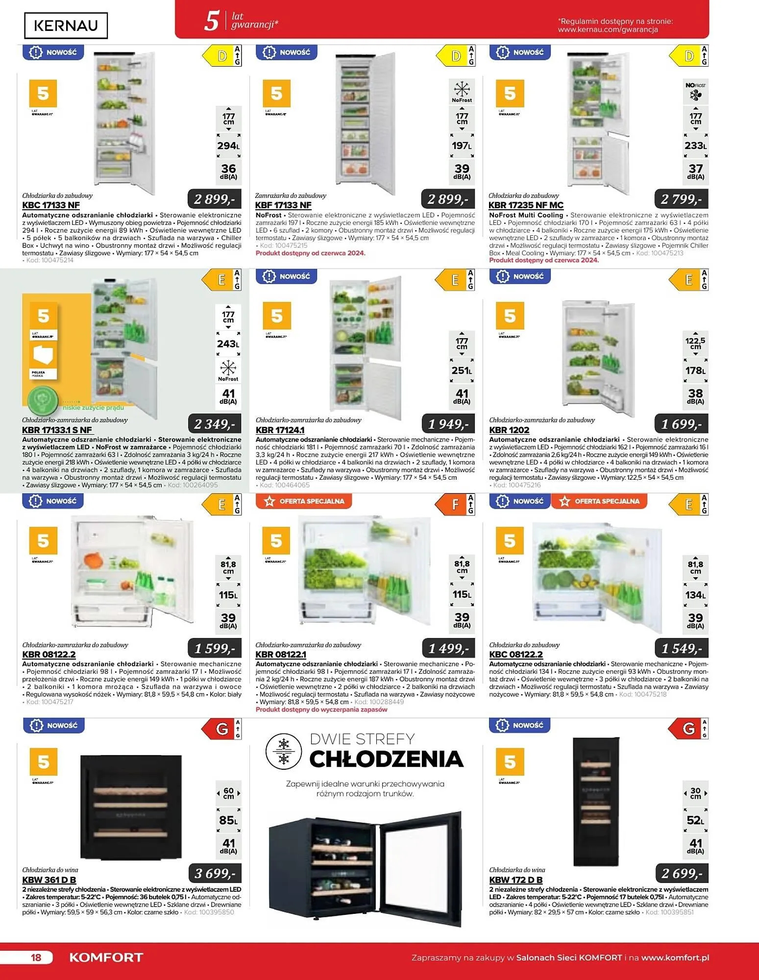 Gazetka Komfort gazetka od 11 września do 31 grudnia 2024 - Strona 18