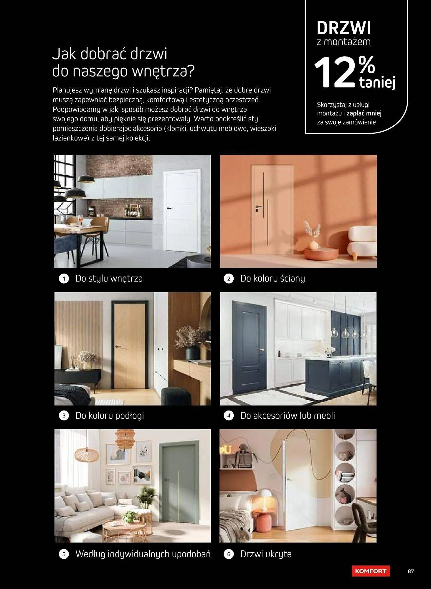 Gazetka Komfort gazetka od 16 sierpnia do 31 grudnia 2025 - Strona 87