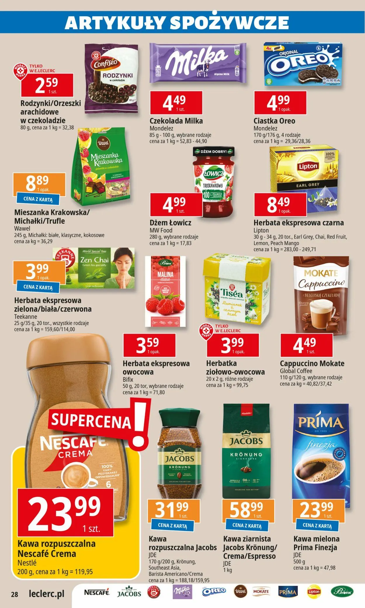 Gazetka E.Leclerc Aktualna gazetka od 3 lutego do 17 lutego 2025 - Strona 28