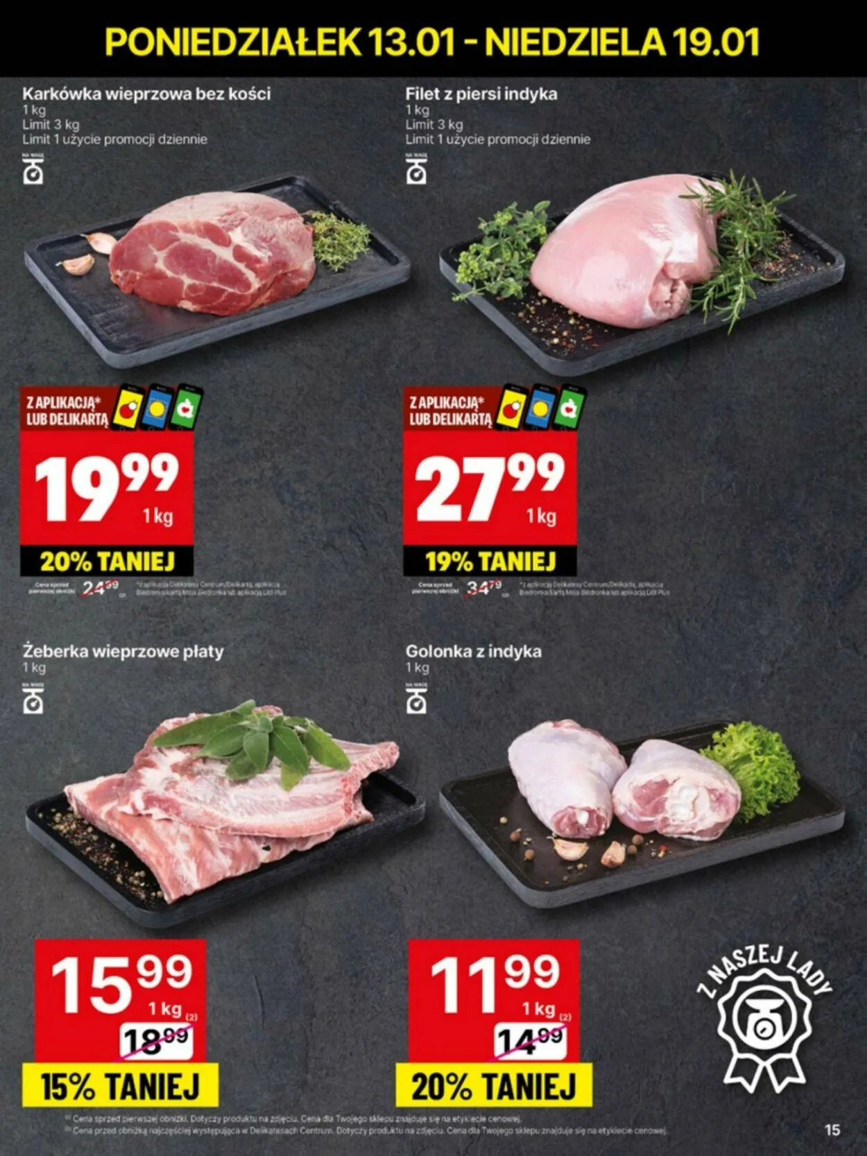Gazetka Delikatesy Centrum Aktualna gazetka od 13 stycznia do 19 stycznia 2025 - Strona 15