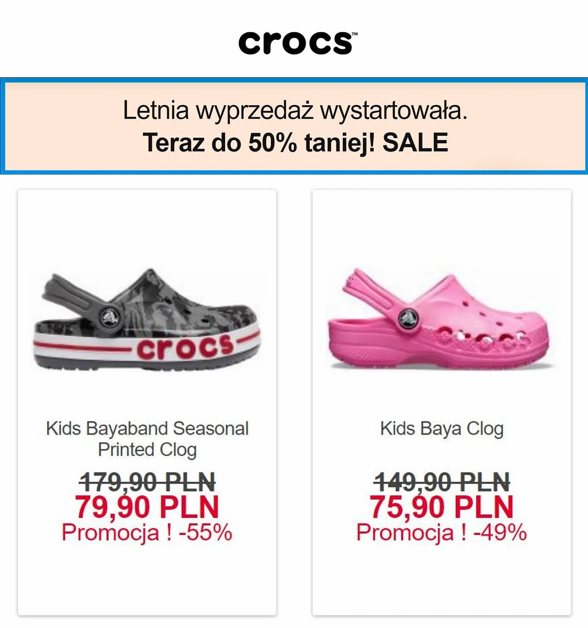 Gazetka Crocs gazetka od 7 lipca do 20 lipca 2023 - Strona 3