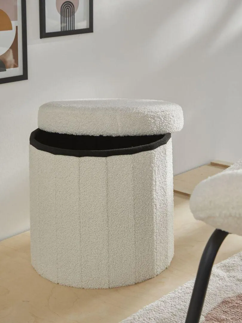 Cylindre de rangement - blanc